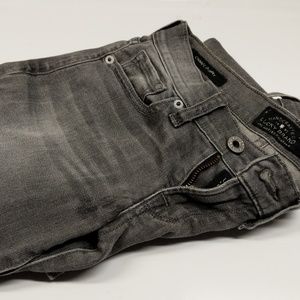 Lucky Brand Jeans Charlie Skinny Gray 00 24 Ankle